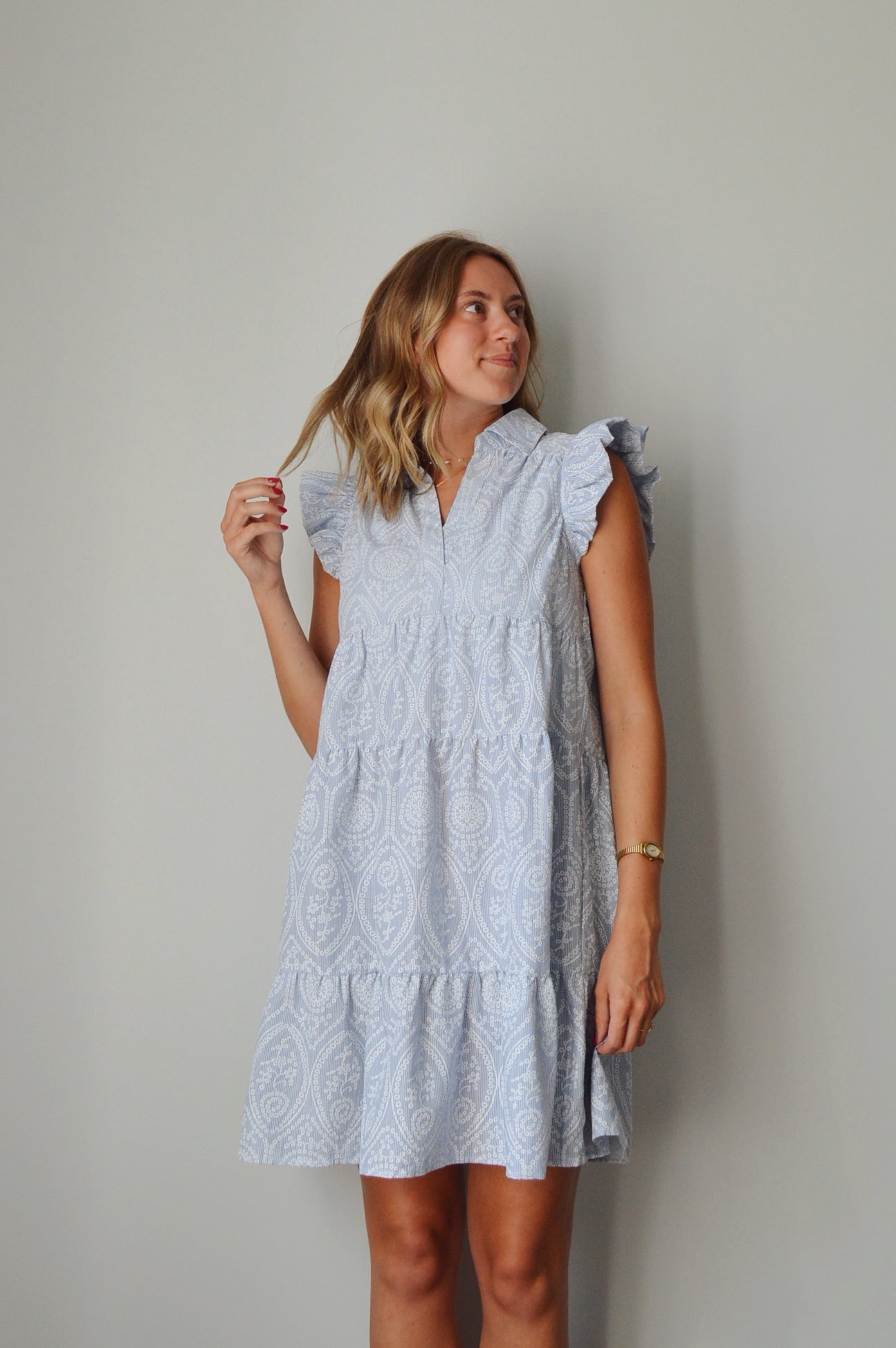 COUNTRY CLUB STRIPED DRESS