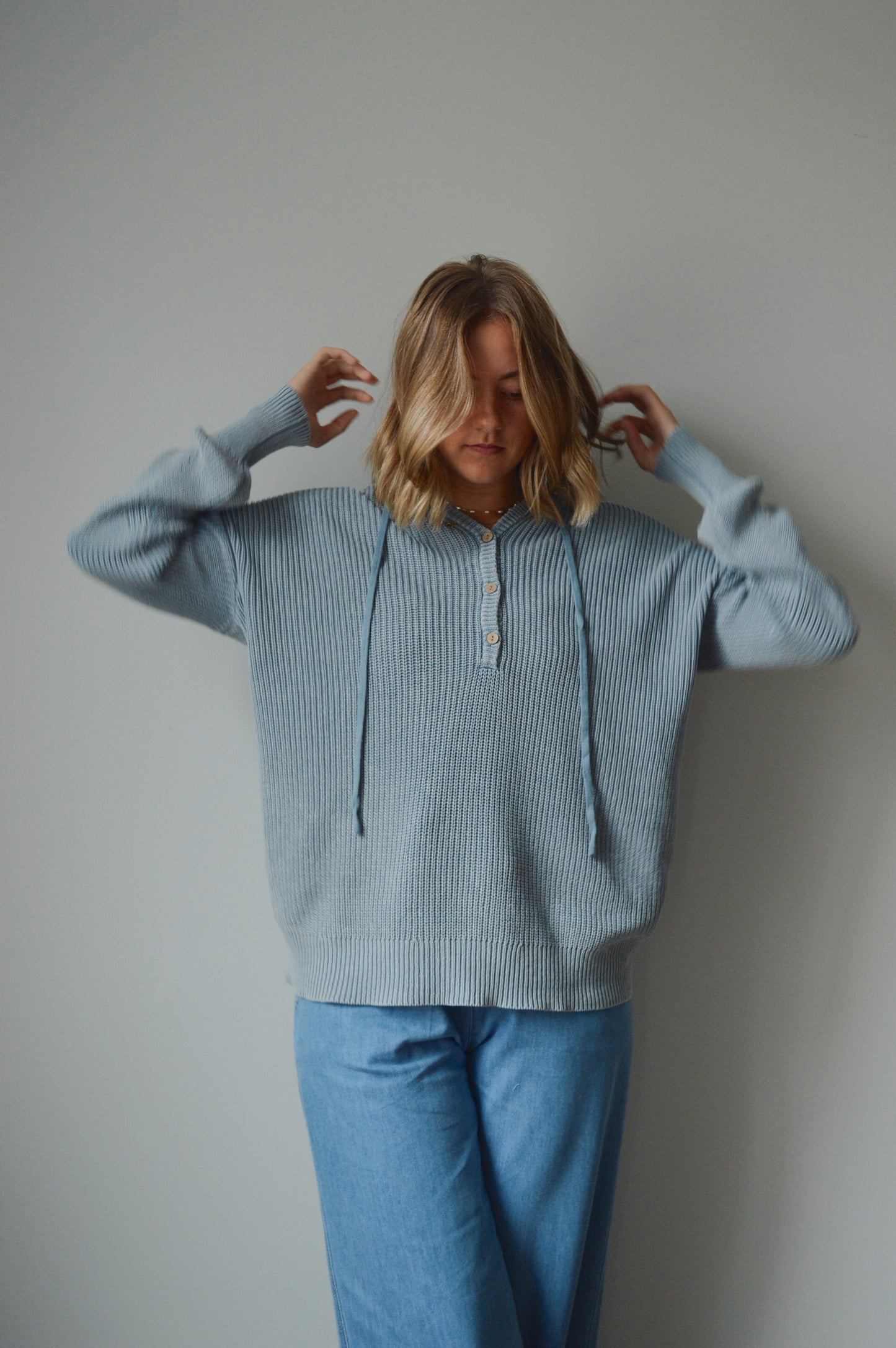 SEASCAPE KNIT HOODIE