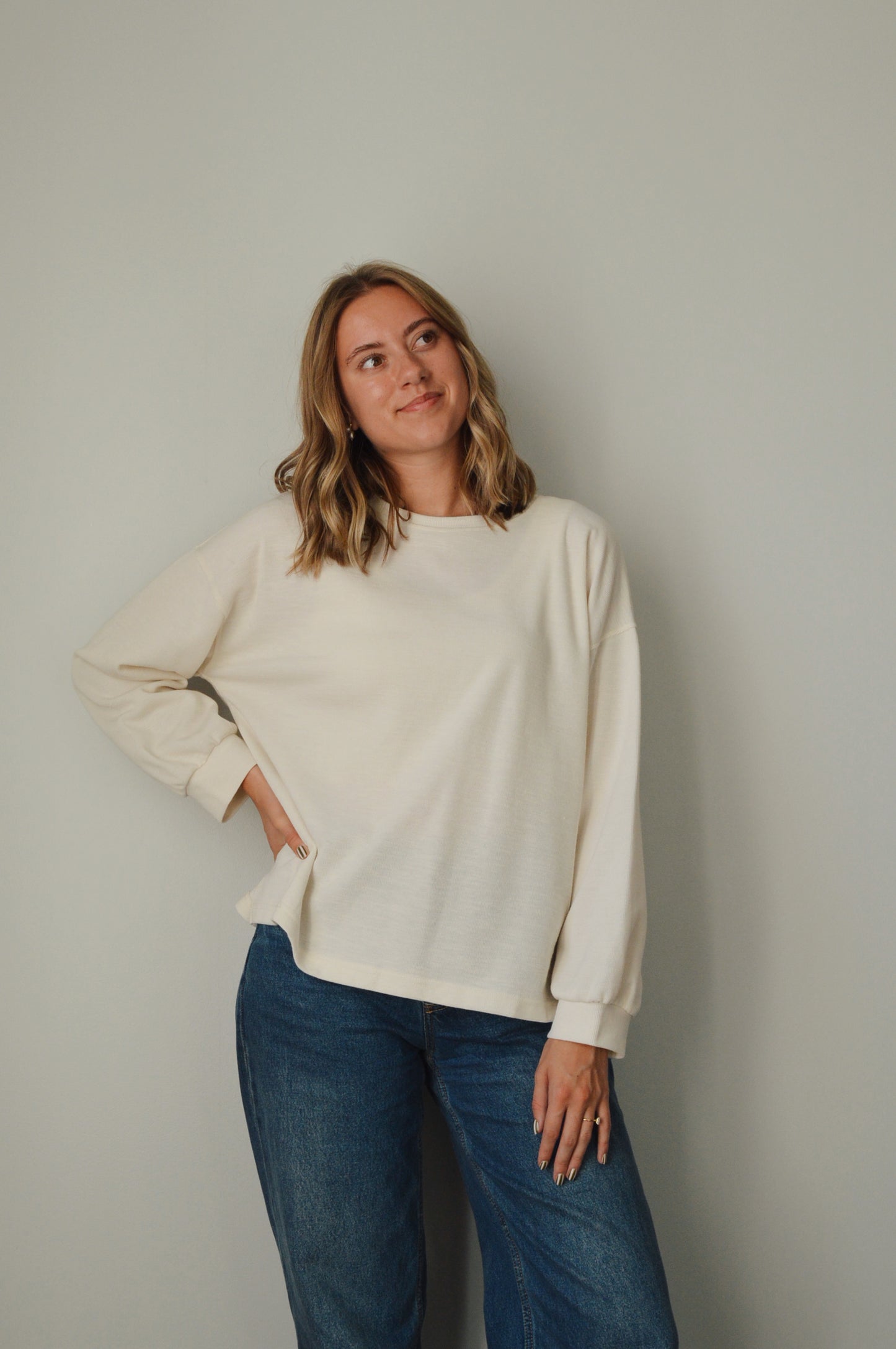 MARSHMALLOW KNIT TOP