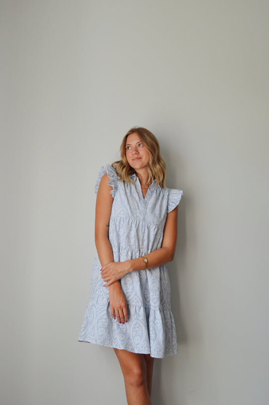 COUNTRY CLUB STRIPED DRESS