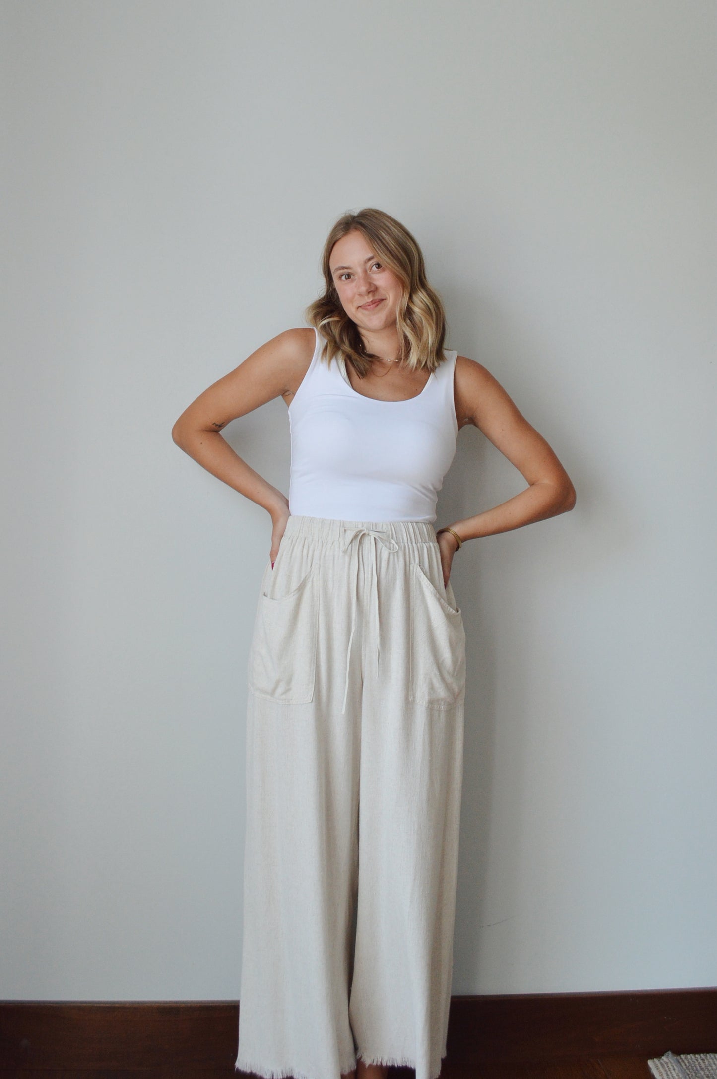 TAKE IT EASY LINEN PANTS