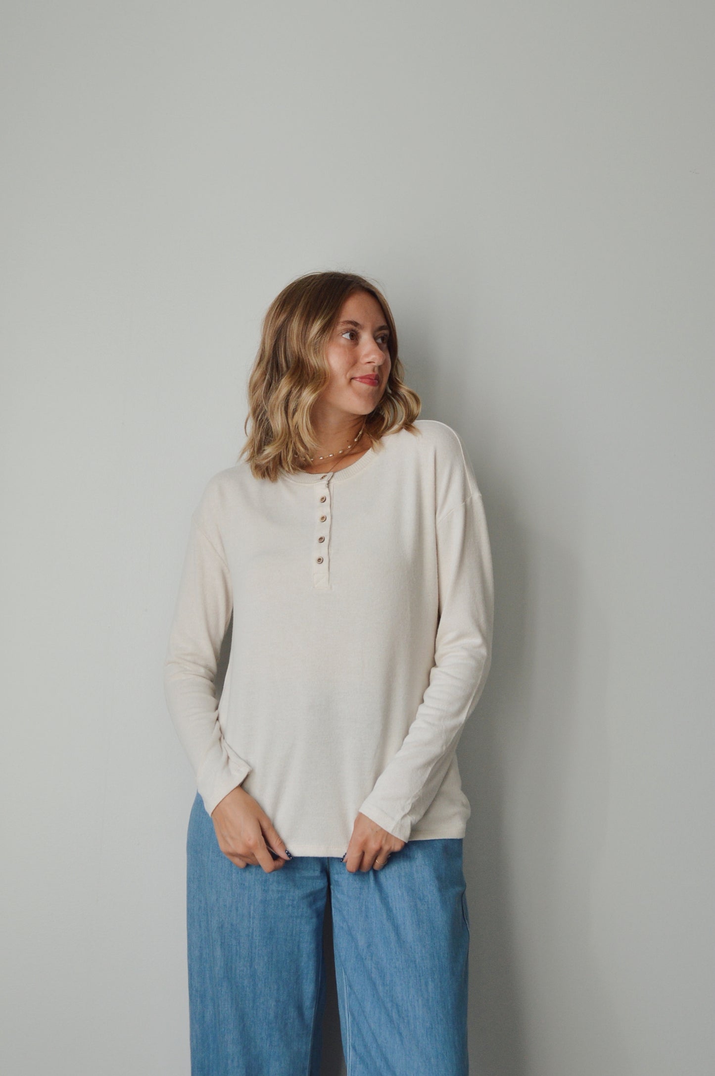 OAT HENLEY TOP