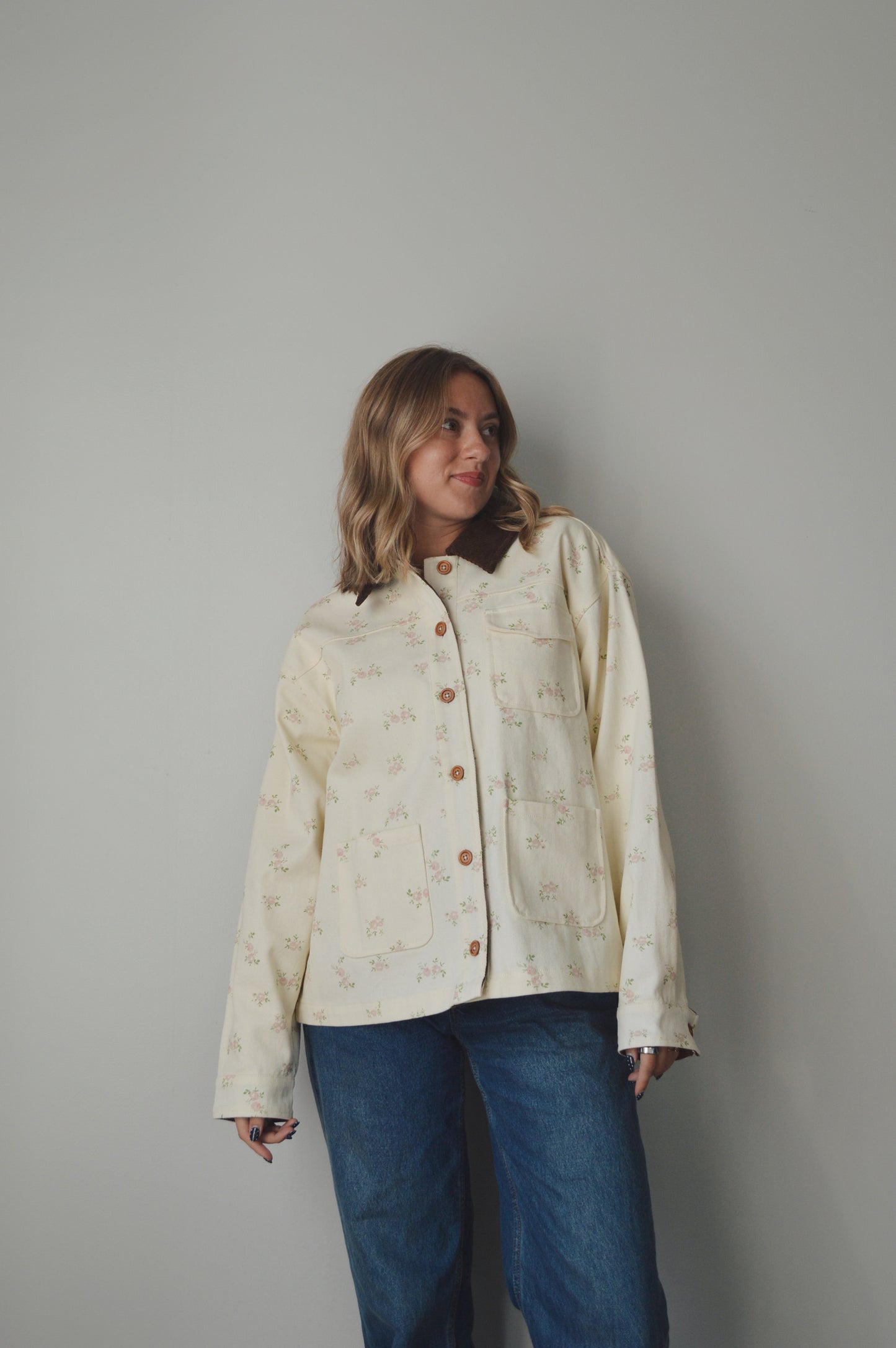 MADGE FLORAL BARN JACKET