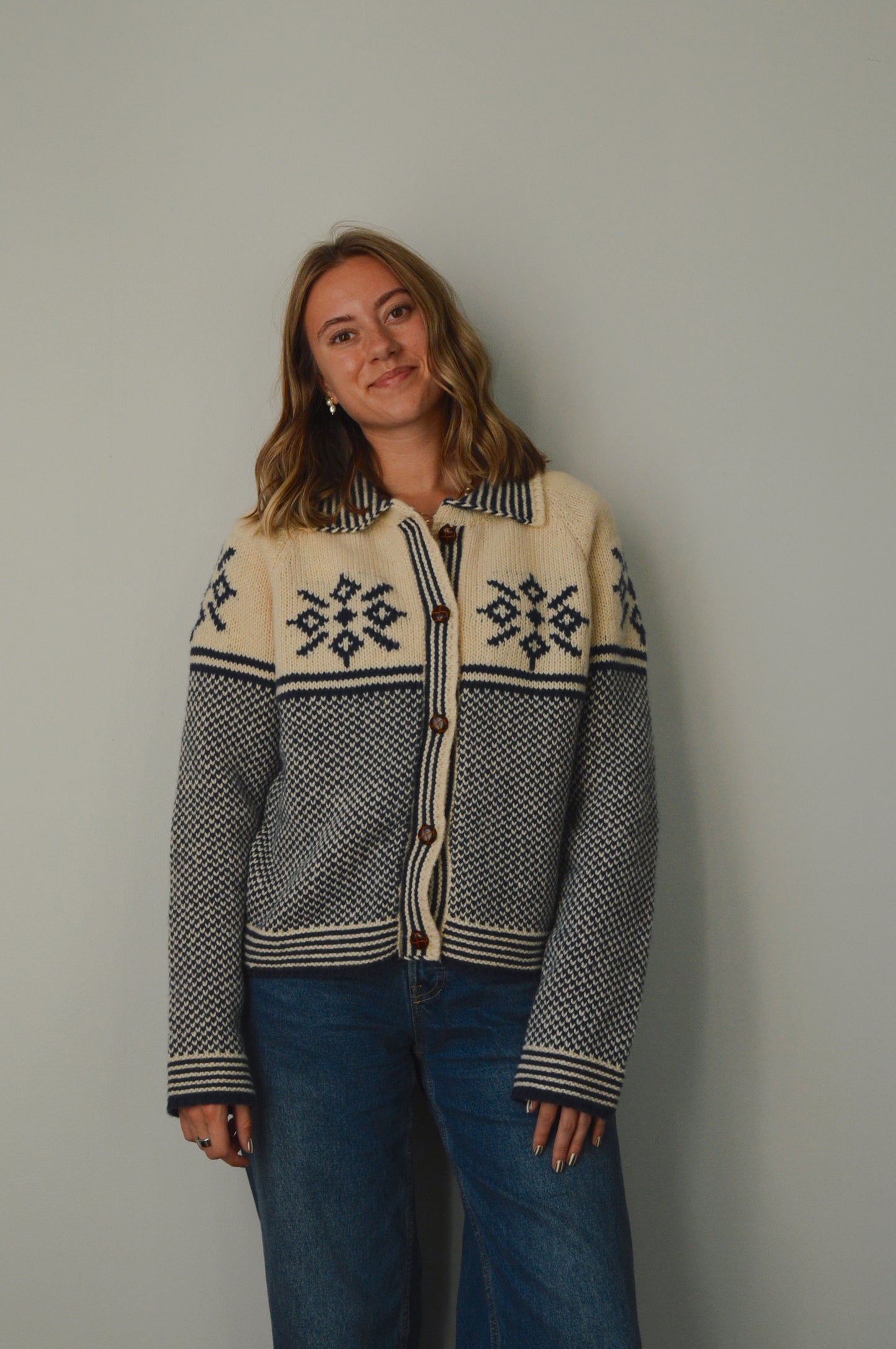 SCANDINAVIA NAVY CARDIGAN
