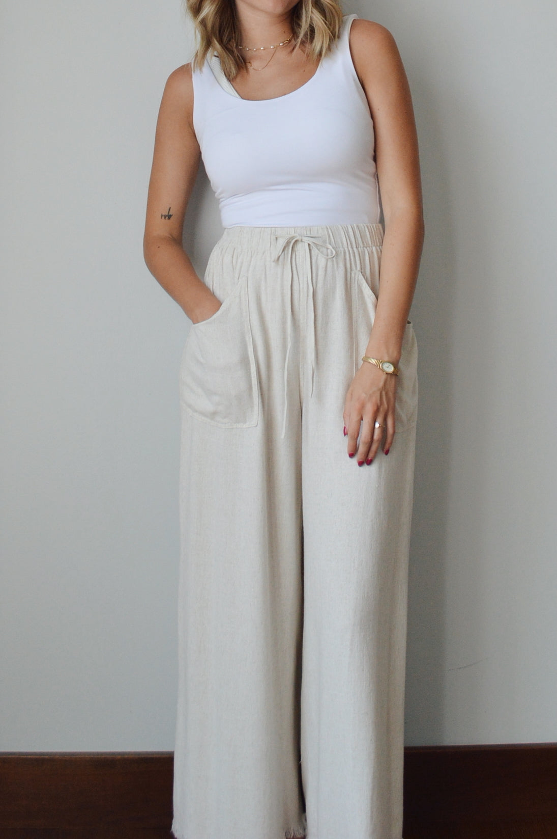 TAKE IT EASY LINEN PANTS