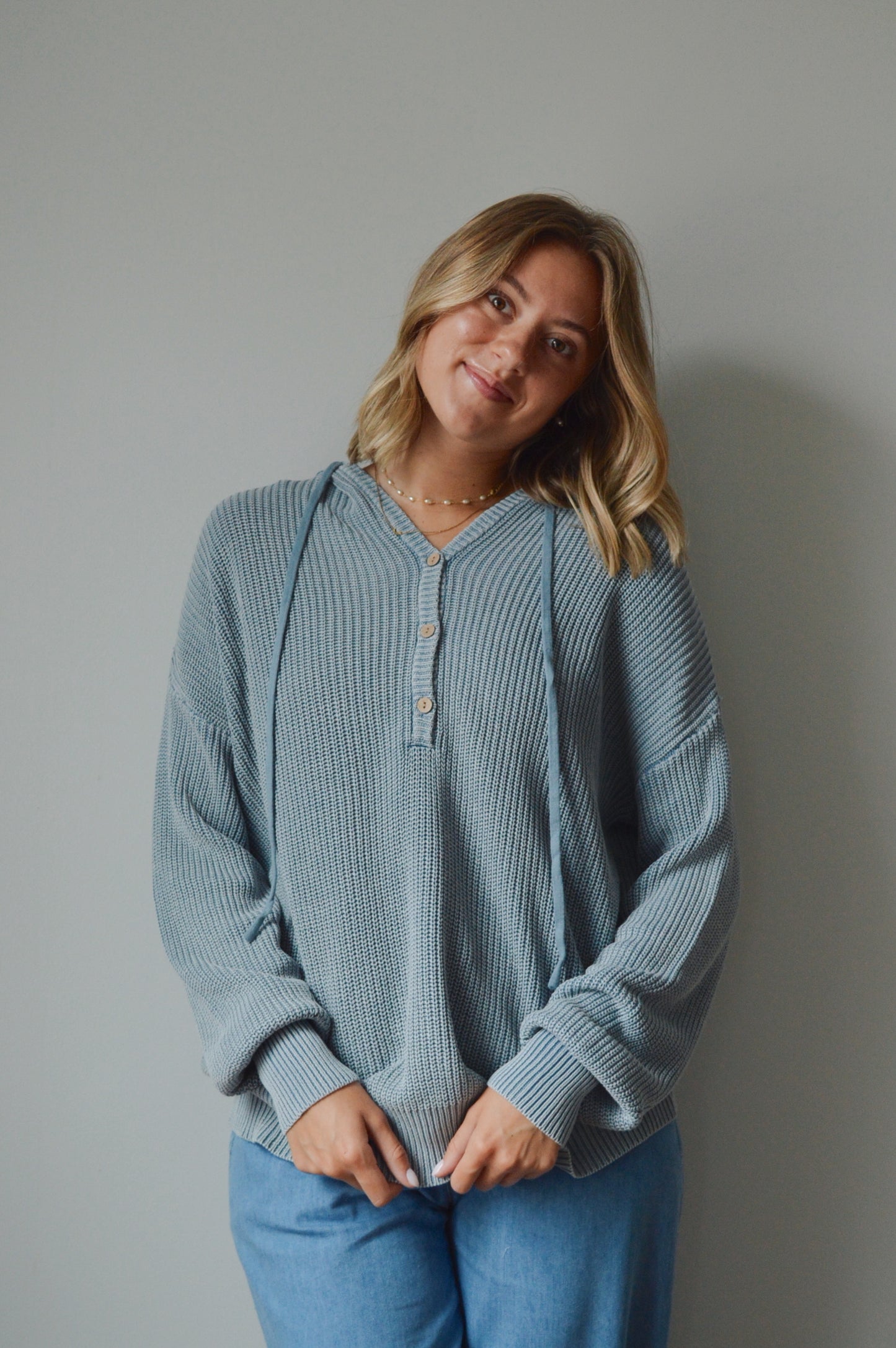 SEASCAPE KNIT HOODIE
