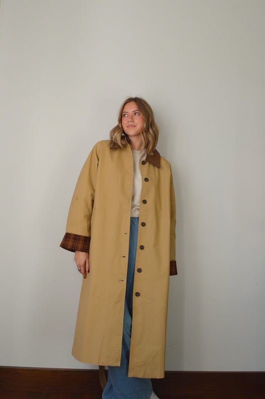 MARY JANE KHAKI TRENCH COAT