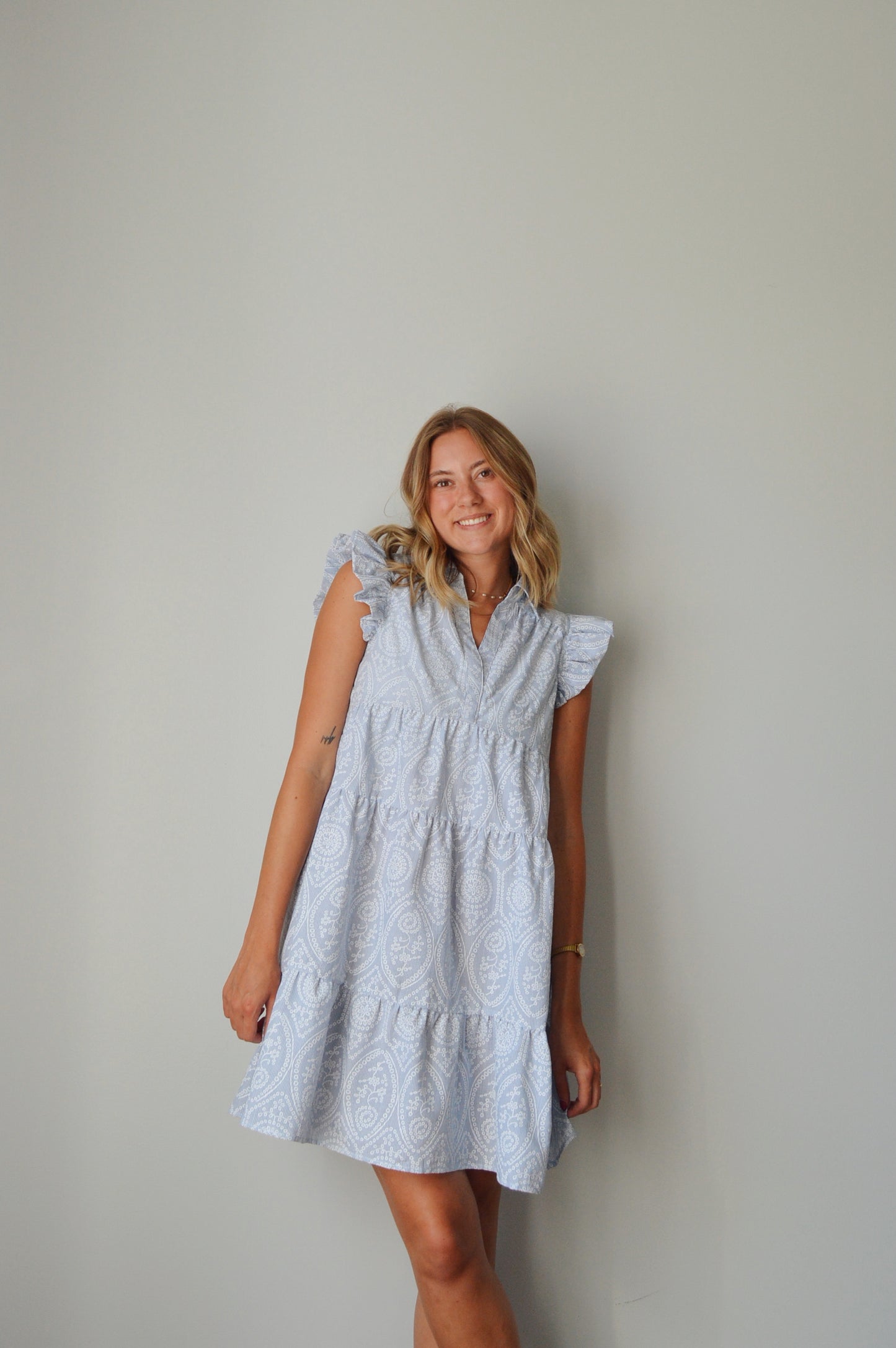 COUNTRY CLUB STRIPED DRESS