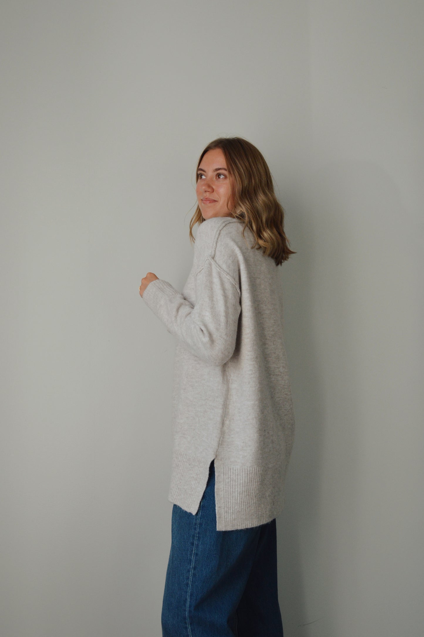 SAND DUNE TUNIC SWEATER