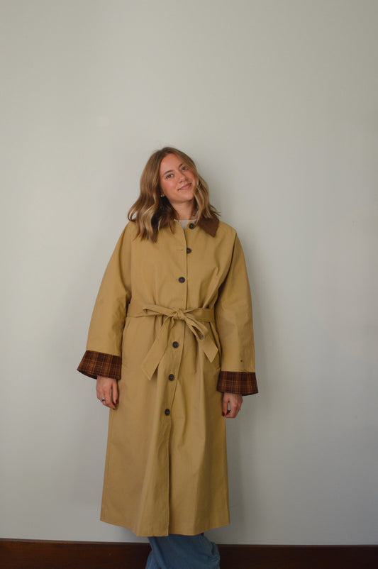 MARY JANE KHAKI TRENCH COAT