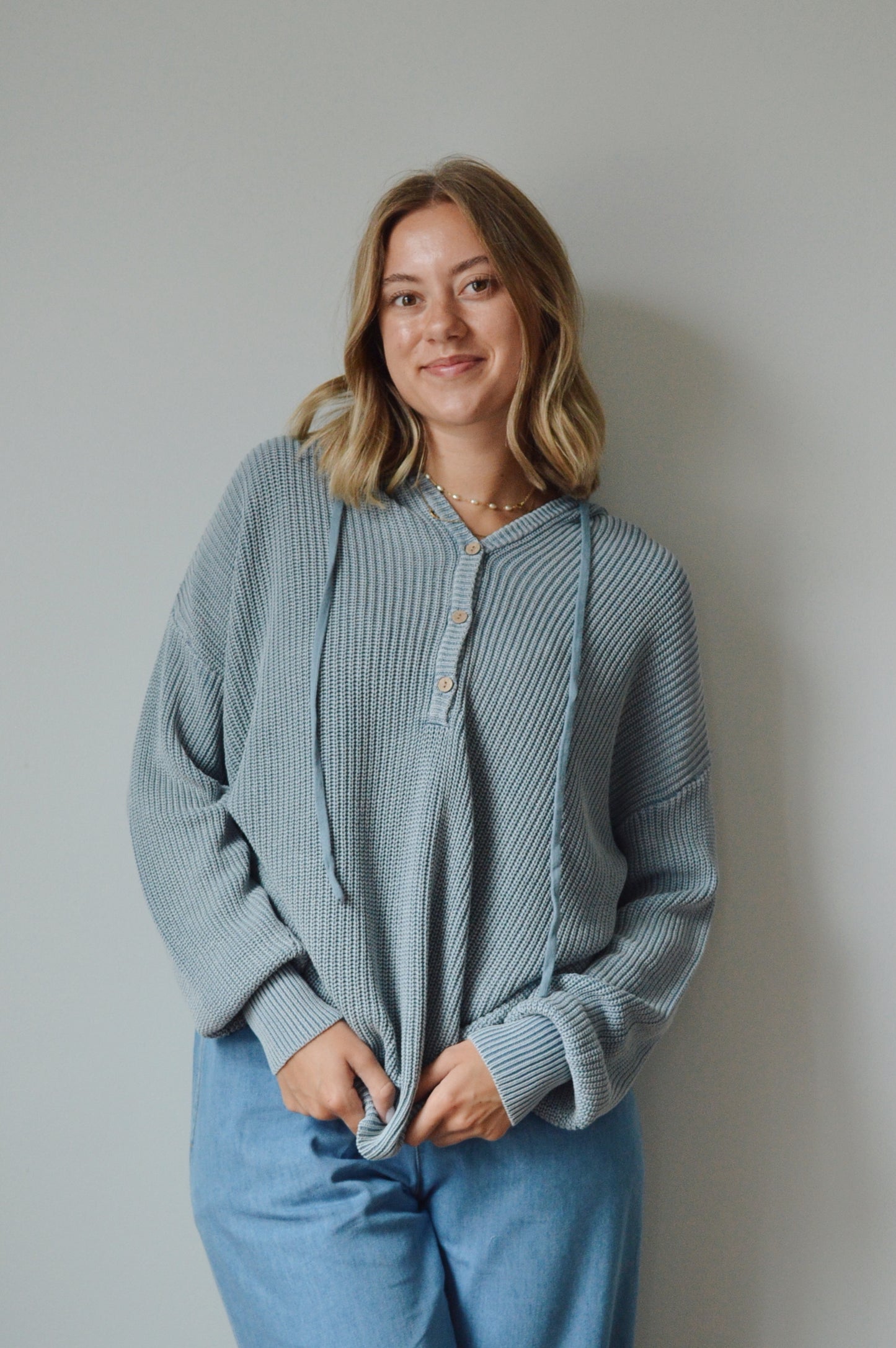 SEASCAPE KNIT HOODIE