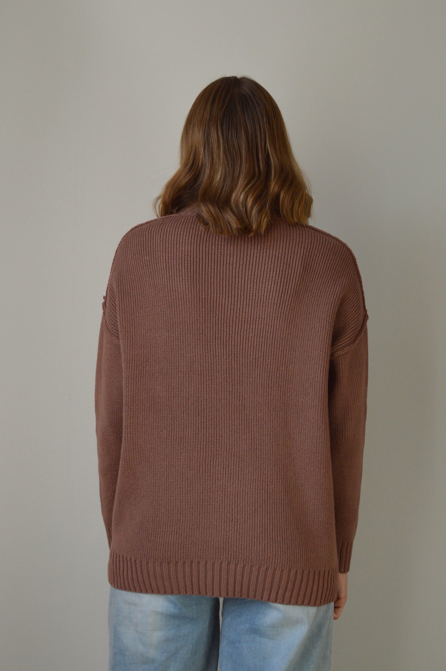 TIRAMISU CLASSIC RIBBED SWEATER