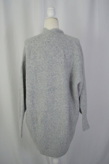 + HEATHER GRAY CARDIGAN