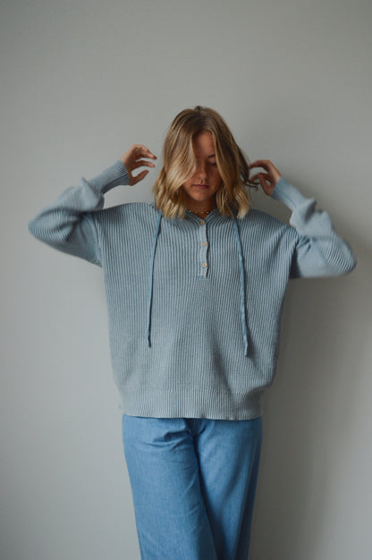 SEASCAPE KNIT HOODIE
