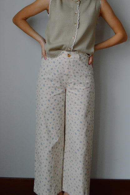 FORGET ME NOT FLORAL PANTS