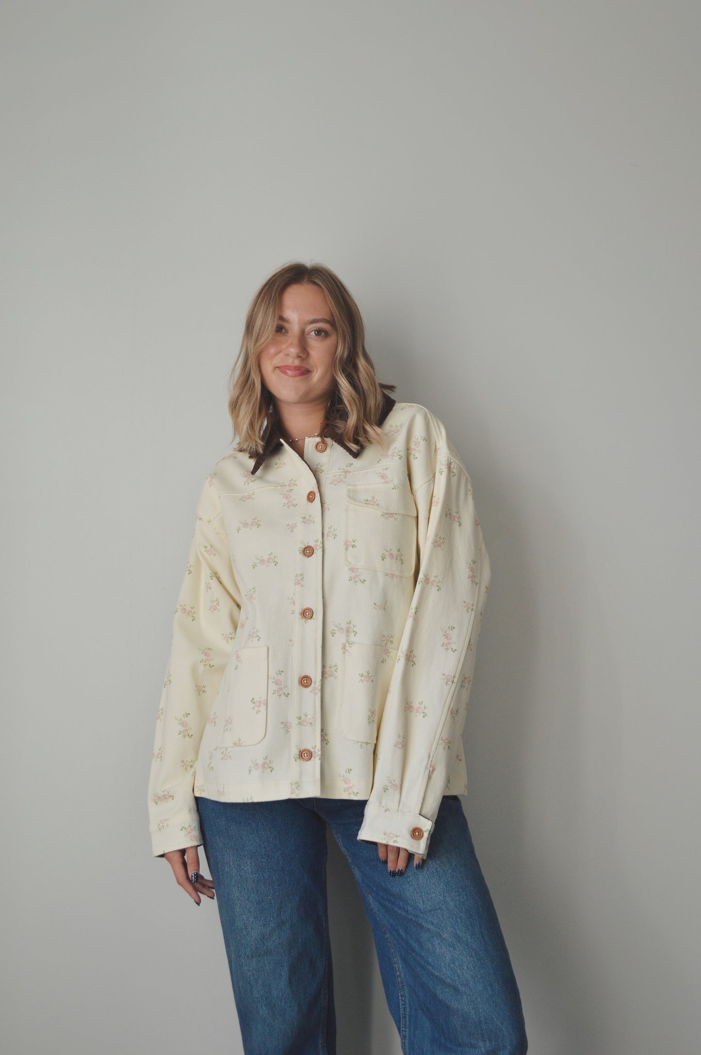 MADGE FLORAL BARN JACKET
