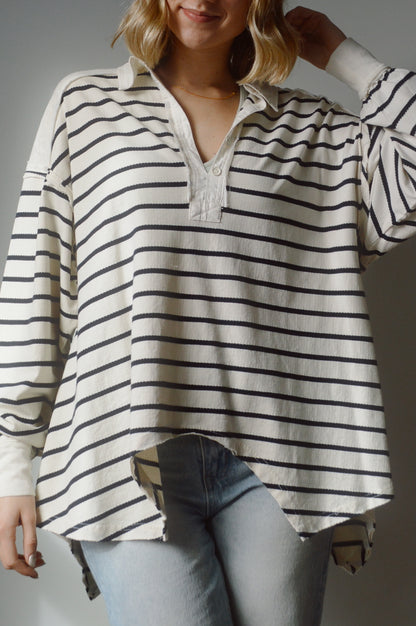 CLASSIC STRIPED TUNIC TOP