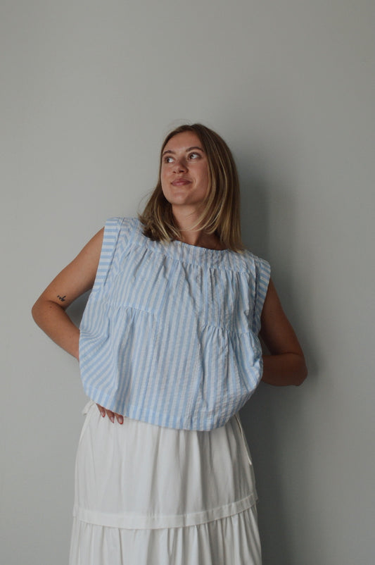 SKYLINE STRIPED BLOUSE