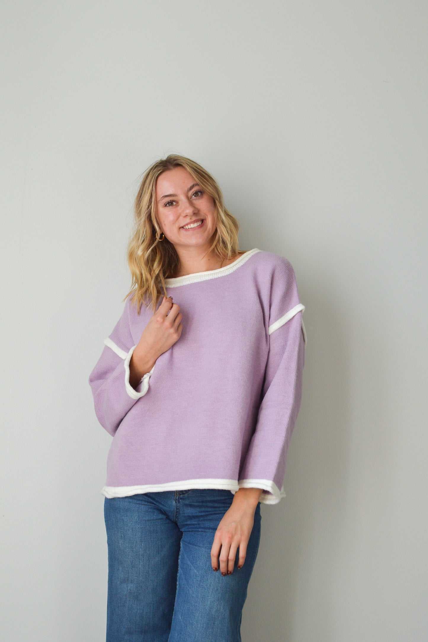 lavender dreams sweater