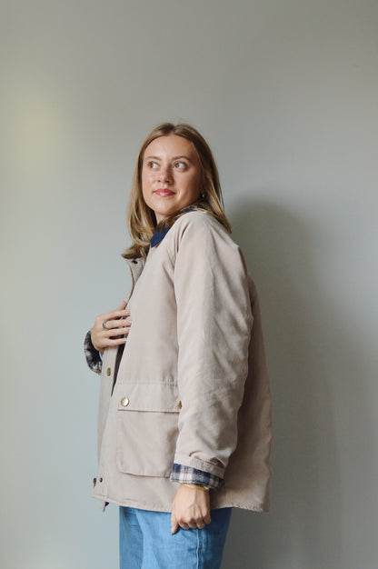 TAUPE FISHERMAN JACKET
