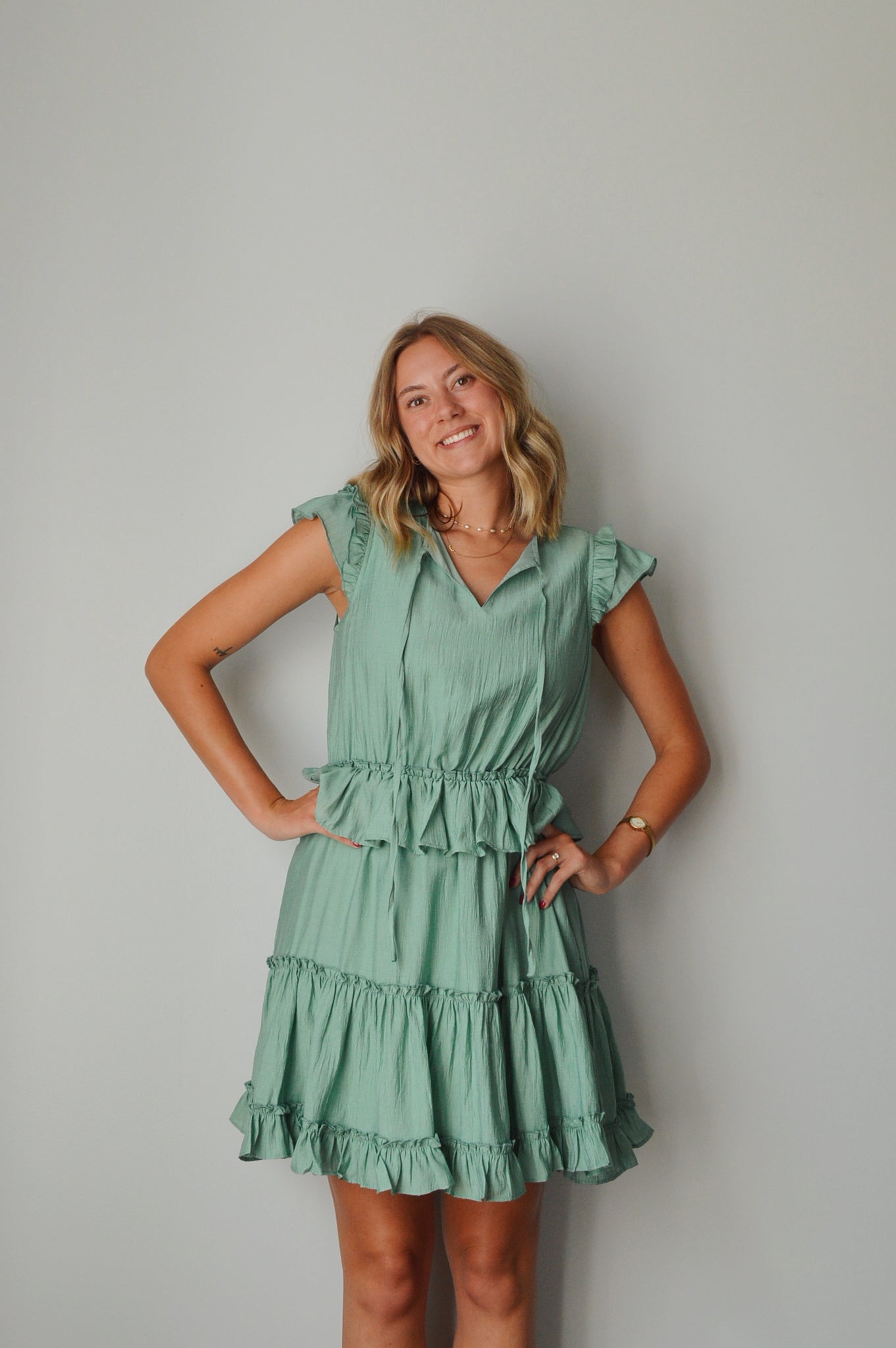 CLOVERFIELD MINI DRESS