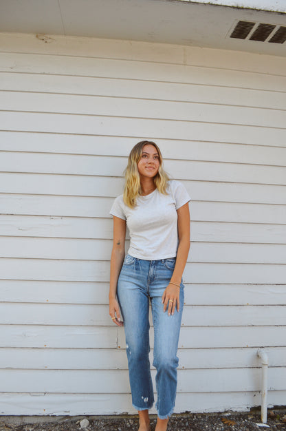 OCEANSIDE HIGH RISE STRAIGHT LEG JEANS