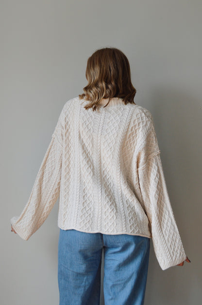 FRANCES CREAM CARDIGAN