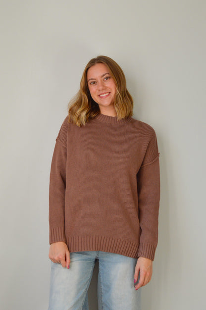 TIRAMISU CLASSIC RIBBED SWEATER