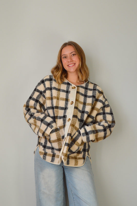 SNOW DAY PLAID JACKET