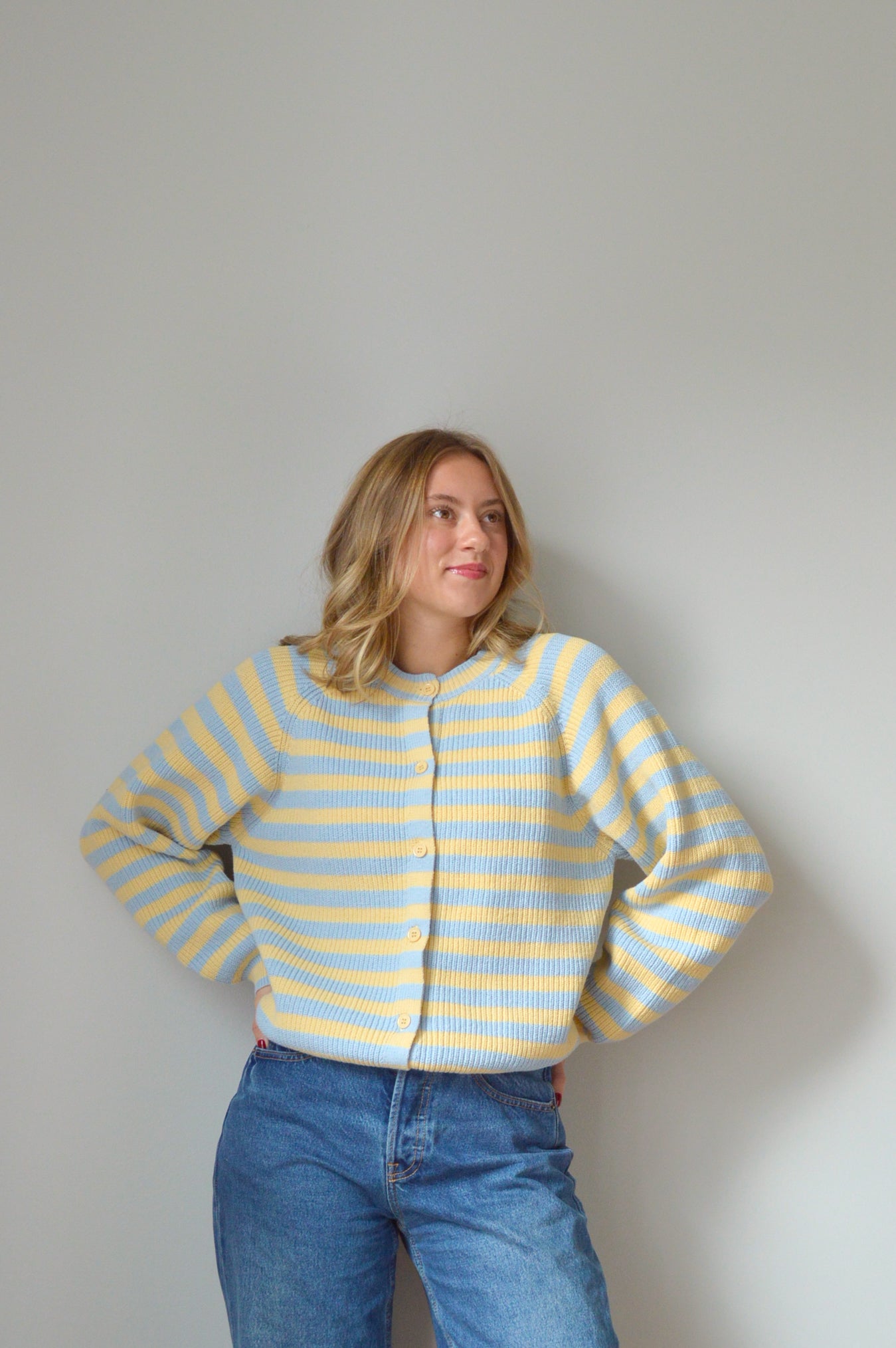 SUNNY DAY STRIPED CARDIGAN
