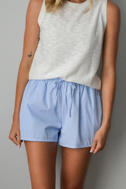 CAPE COD BLUE STRIPED SHORTS