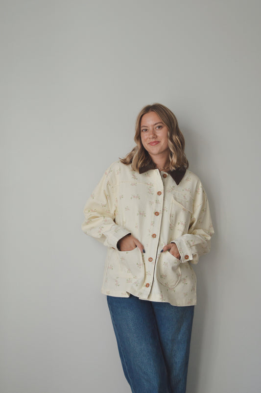 MADGE FLORAL BARN JACKET