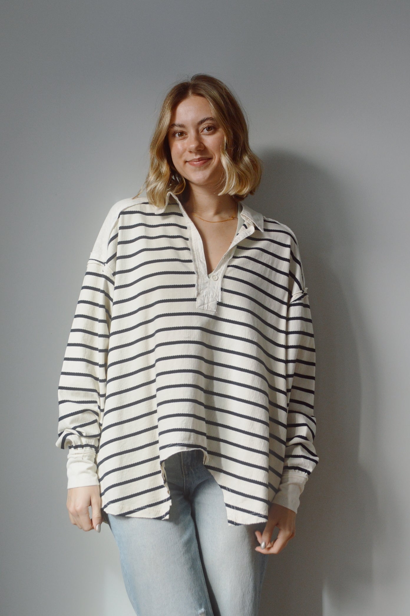 CLASSIC STRIPED TUNIC TOP