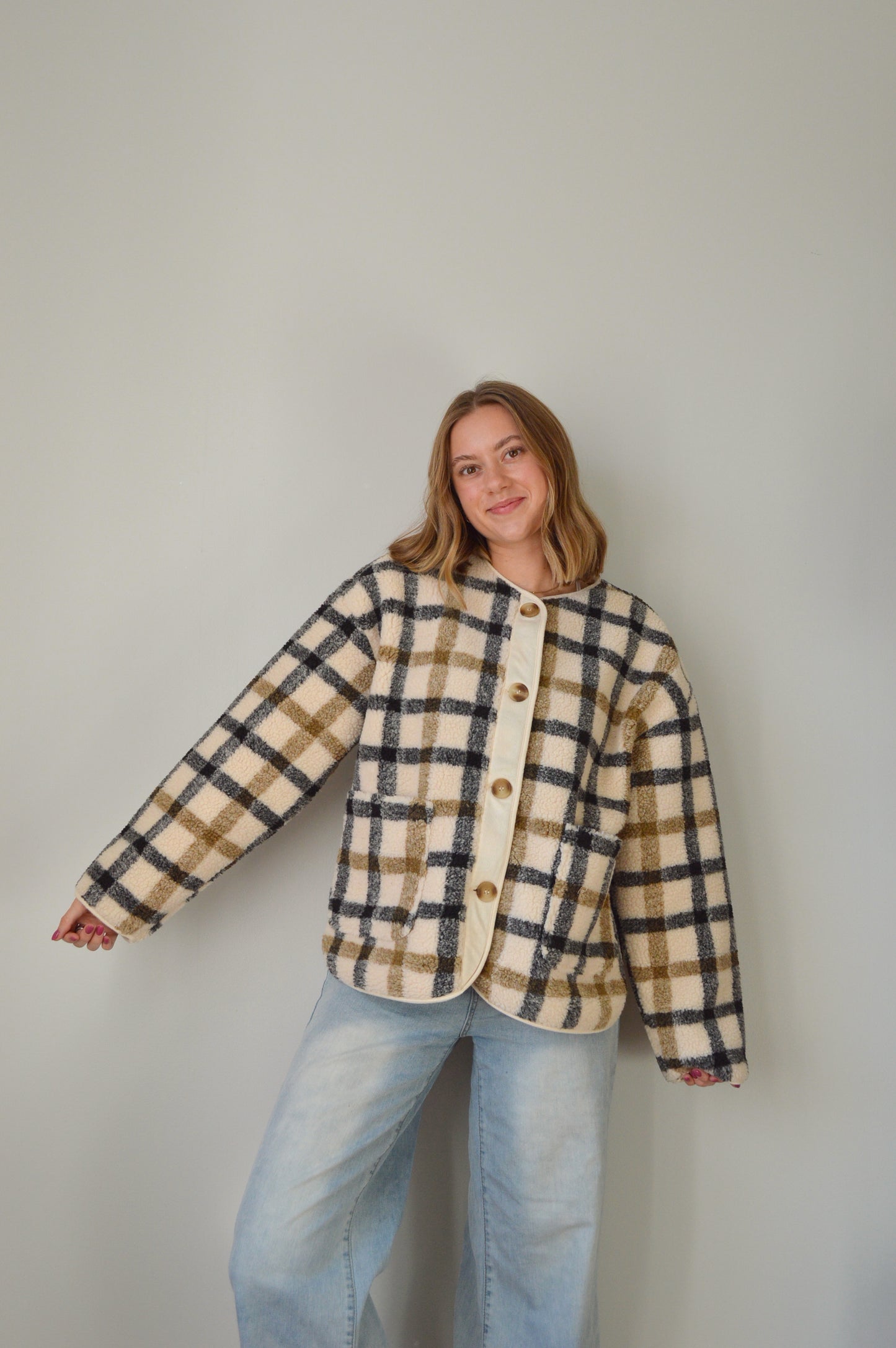 SNOW DAY PLAID JACKET