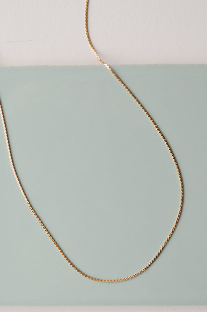 emma dainty gold chain necklace