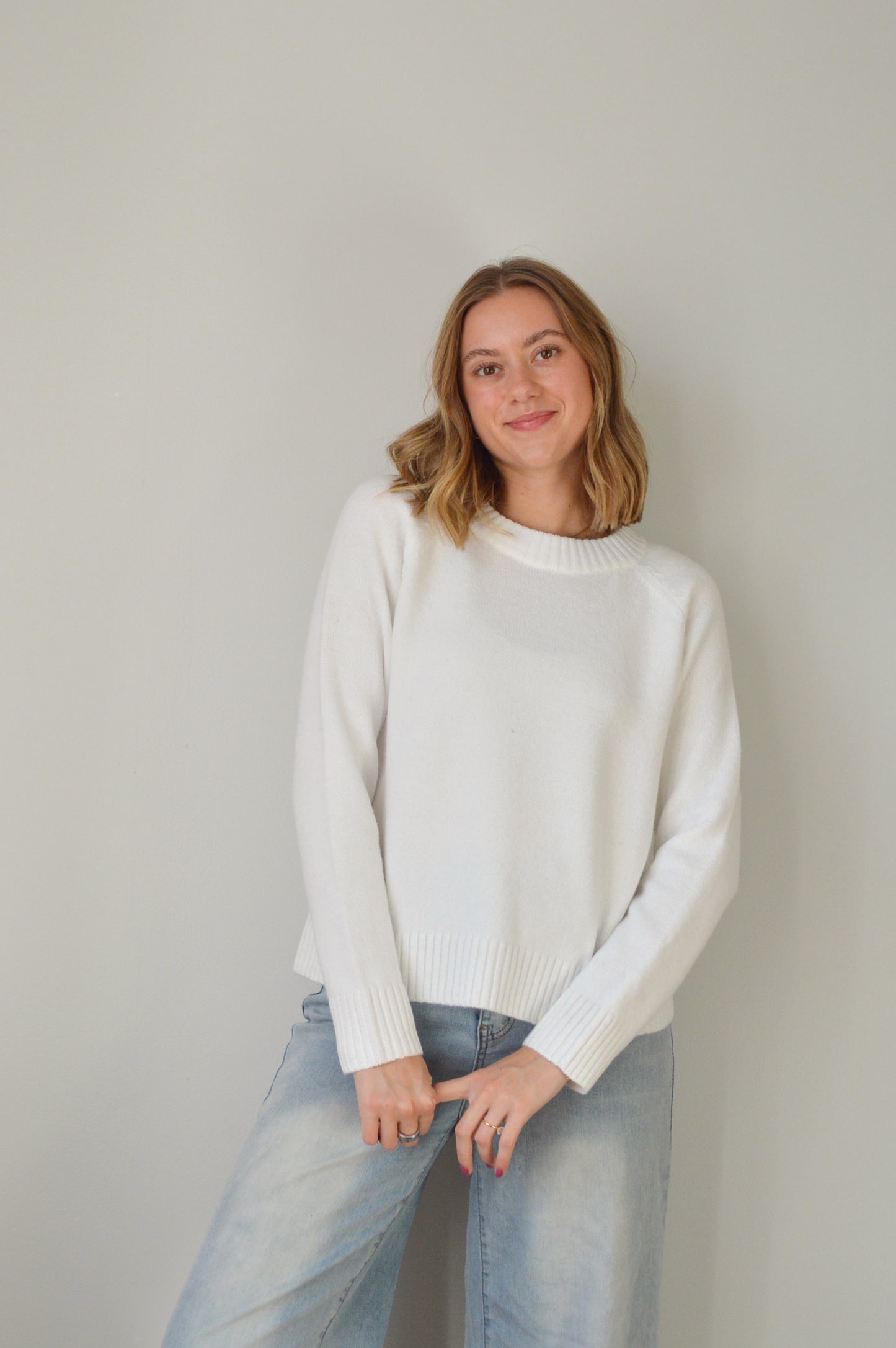 SNOW FLURRIES CLASSIC SWEATER