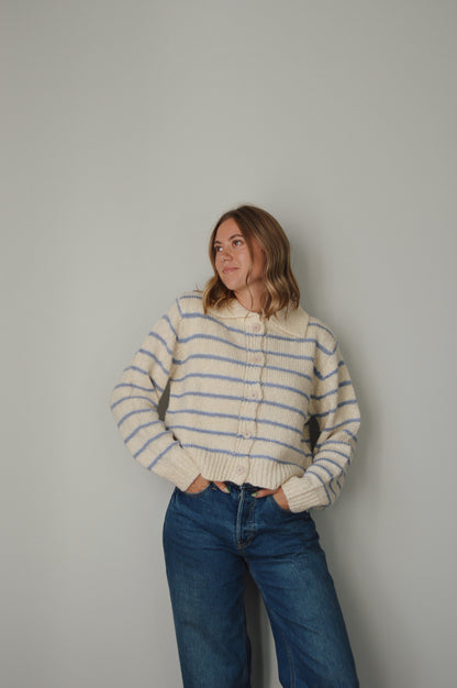 EAST COAST AUTUMN STRIPED CARDIGAN