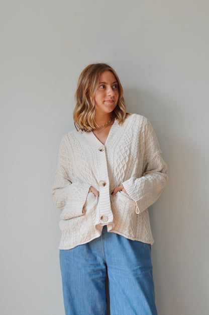 FRANCES CREAM CARDIGAN