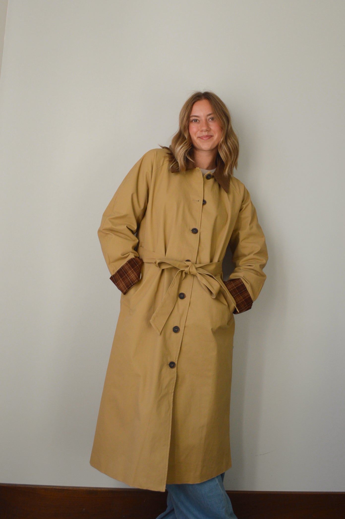 MARY JANE KHAKI TRENCH COAT