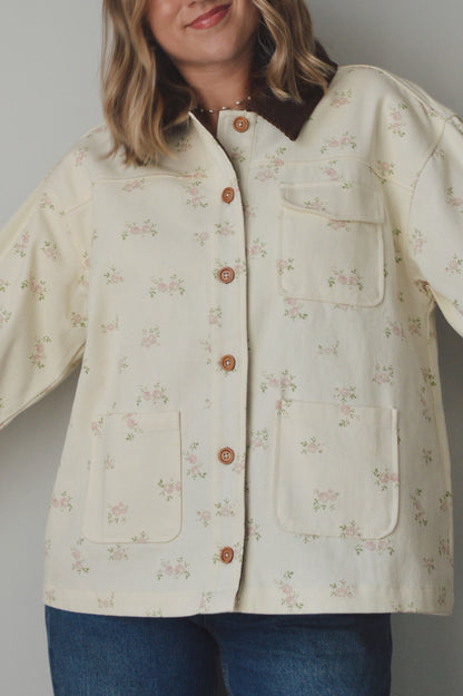MADGE FLORAL BARN JACKET