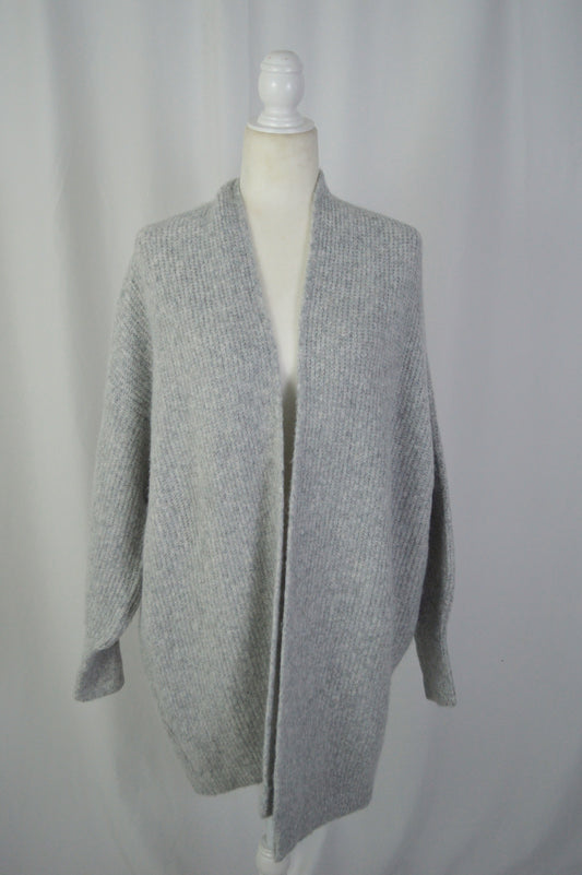 + HEATHER GRAY CARDIGAN