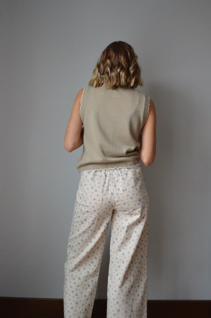 FORGET ME NOT FLORAL PANTS