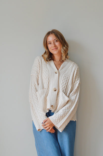 FRANCES CREAM CARDIGAN