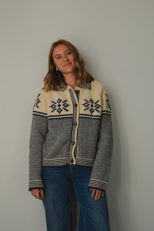 SCANDINAVIA NAVY CARDIGAN