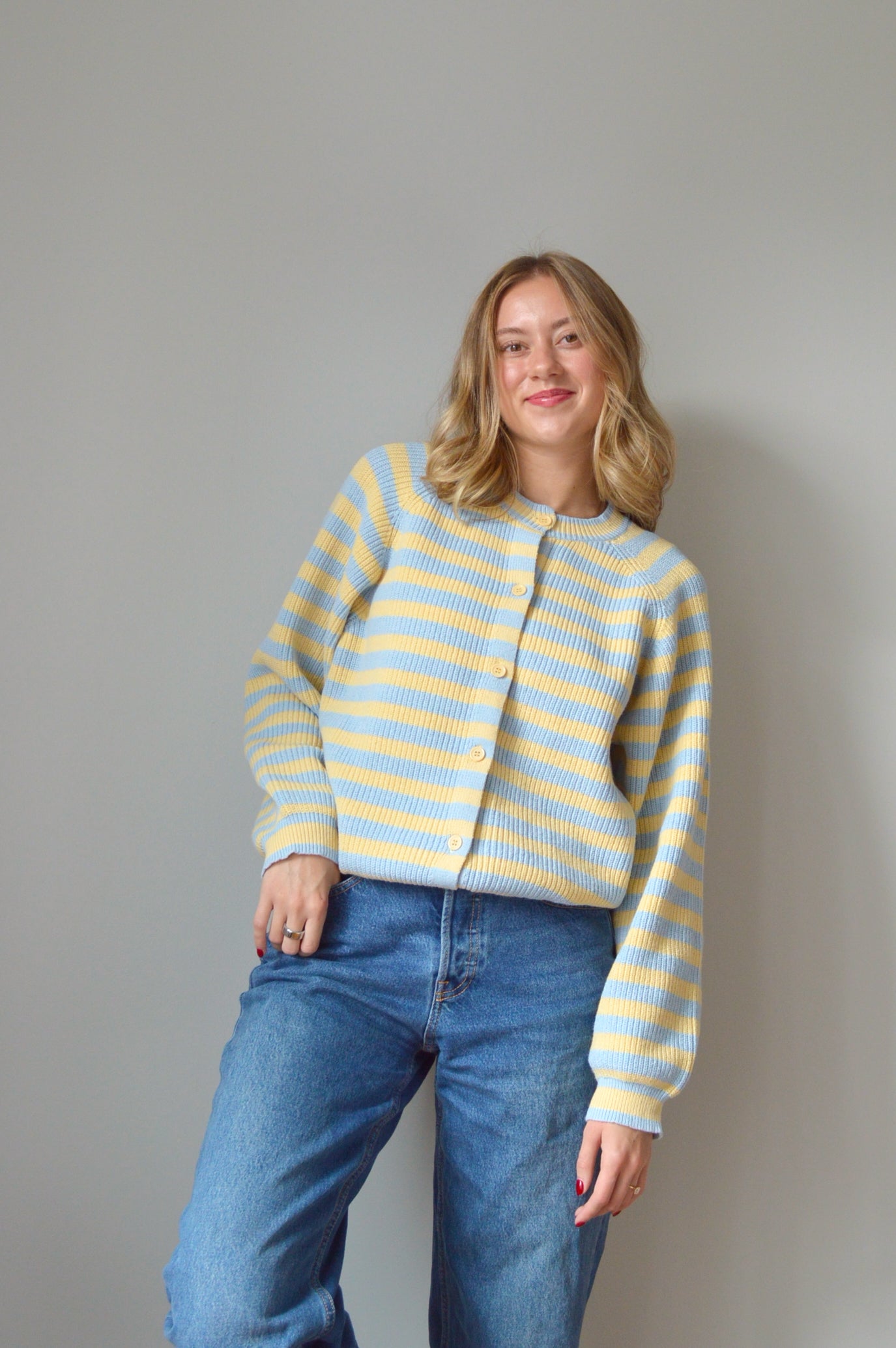SUNNY DAY STRIPED CARDIGAN