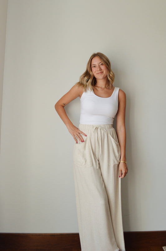 TAKE IT EASY LINEN PANTS
