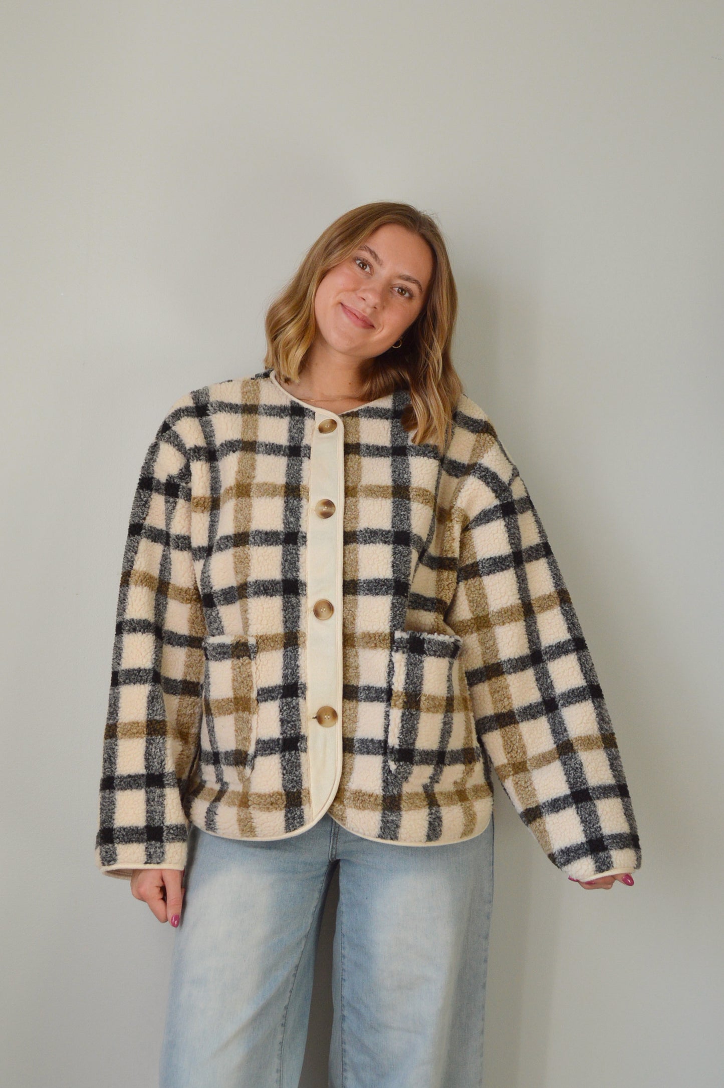 SNOW DAY PLAID JACKET