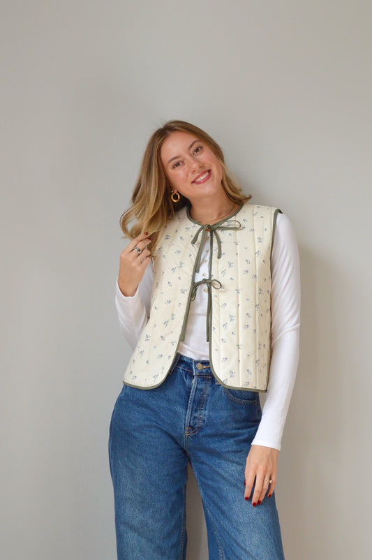 COTTAGECORE QUILTED VEST
