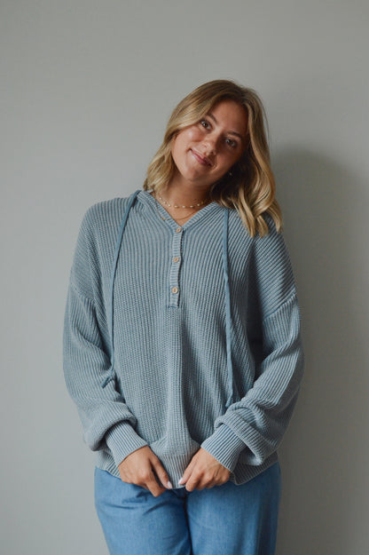 SEASCAPE KNIT HOODIE
