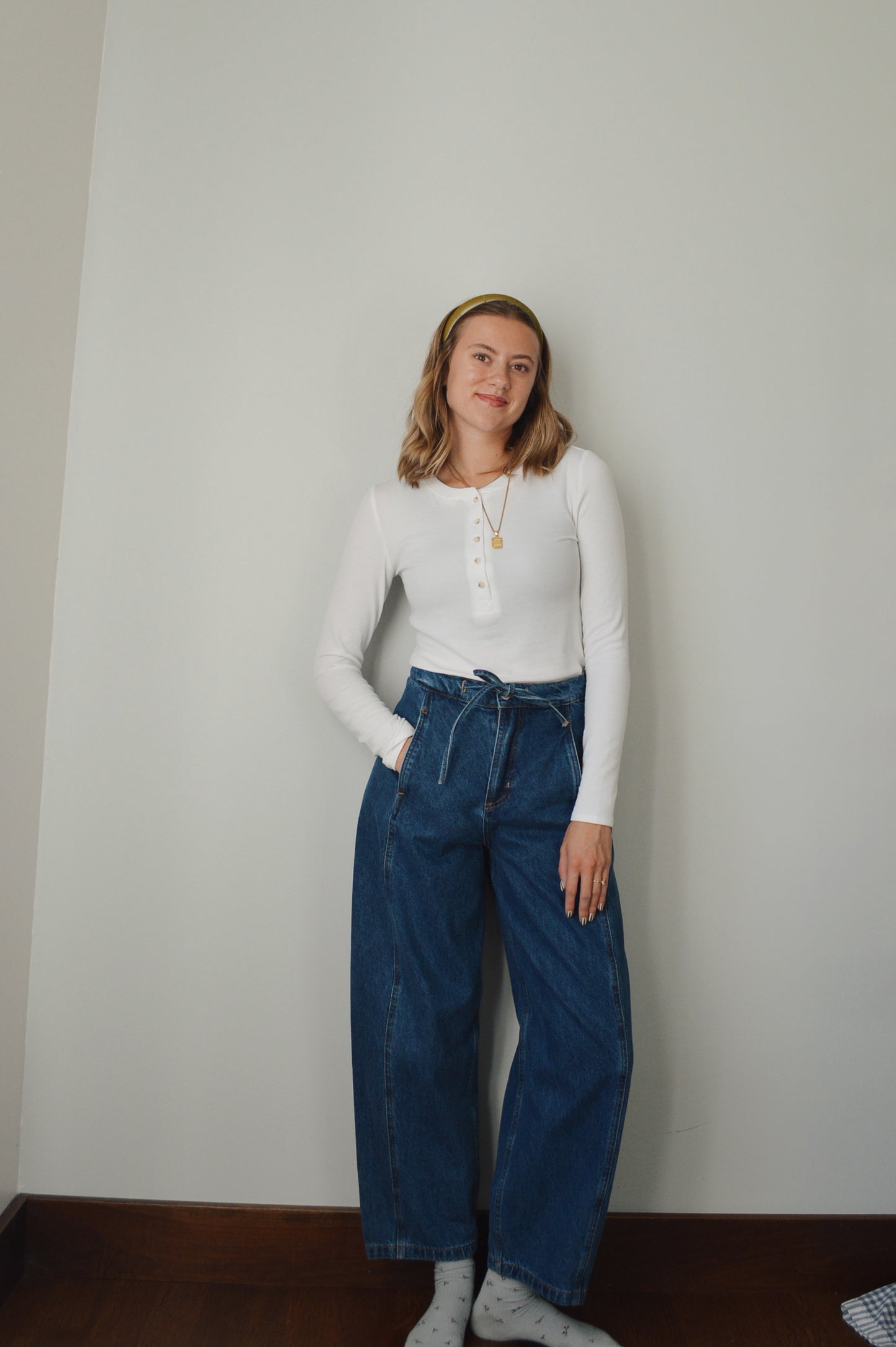 WALK IN THE PARK WIDE LEG JEANS